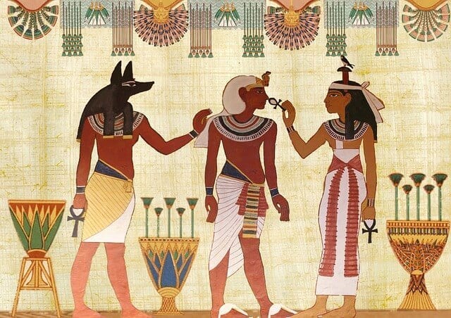 beeld van oude Egyptische goden